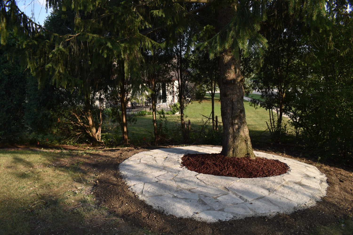 Flagstone patio