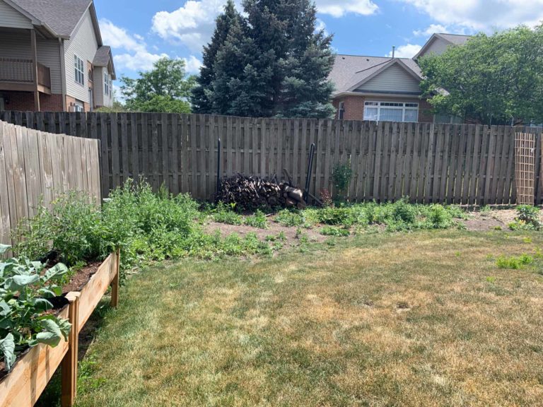 Before-Picture-Naperville-Backyard-Mulch-7