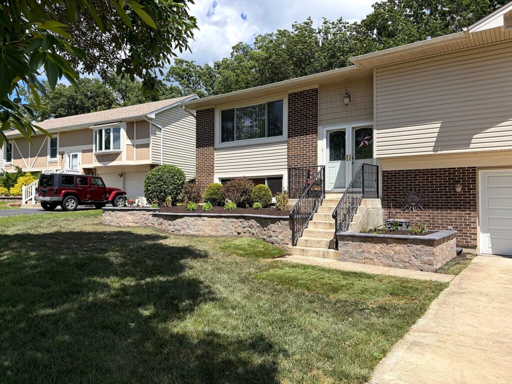 Curved Wall & New Front Beds